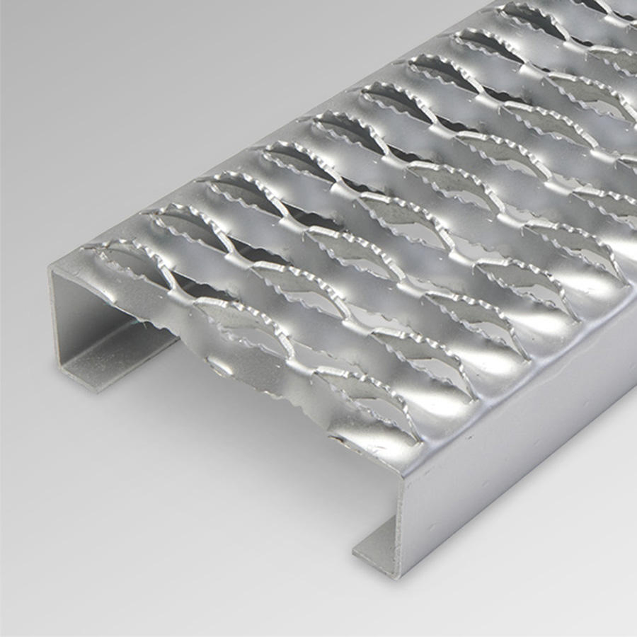 Non-Slip Safety Serrated Walkway Grip Strut Diamond Steel Plank Grating Panel