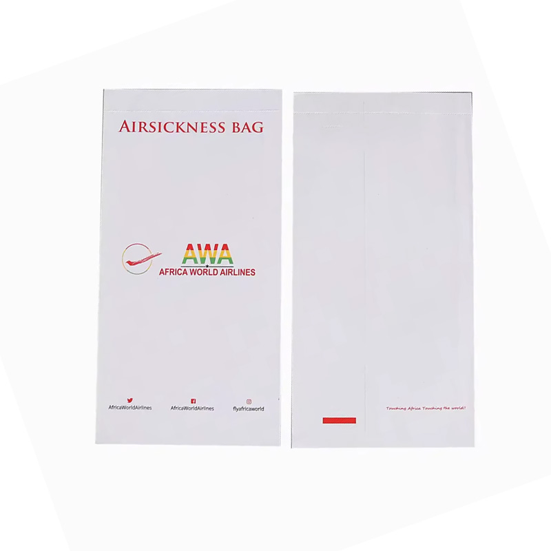 Airline Sickness Bag Eco Friendly Disposable Paper Aviation Personal Emesis Bag