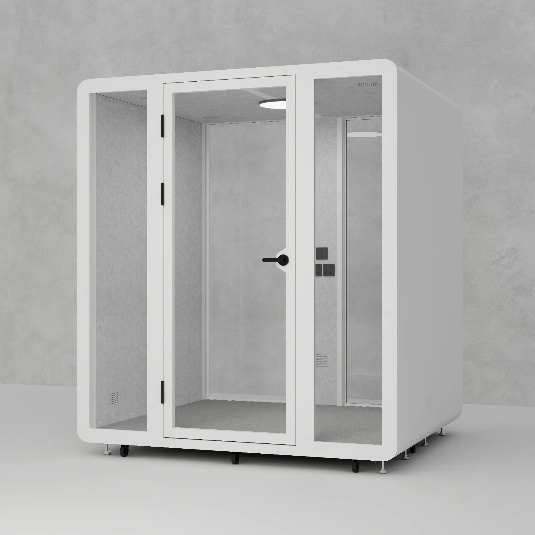 Office Pod Four People K218 Sleeping Pod Soundproof Booth Modern for Home Phone