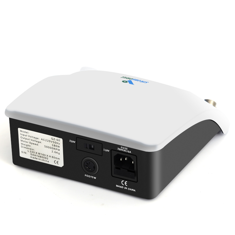 Competitive Micromotor Qz60 Xm Nail Drill Handpiece Electric Brushless Motor for Dental Lab Industry Nail Art Machine