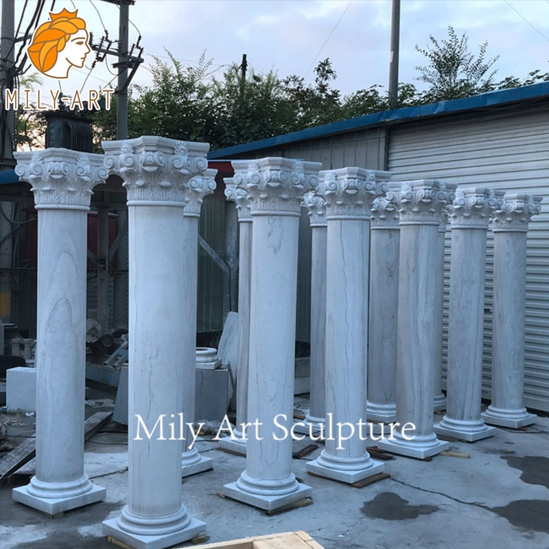 Custom High Quality Outdoor Home Decoration Marble Column