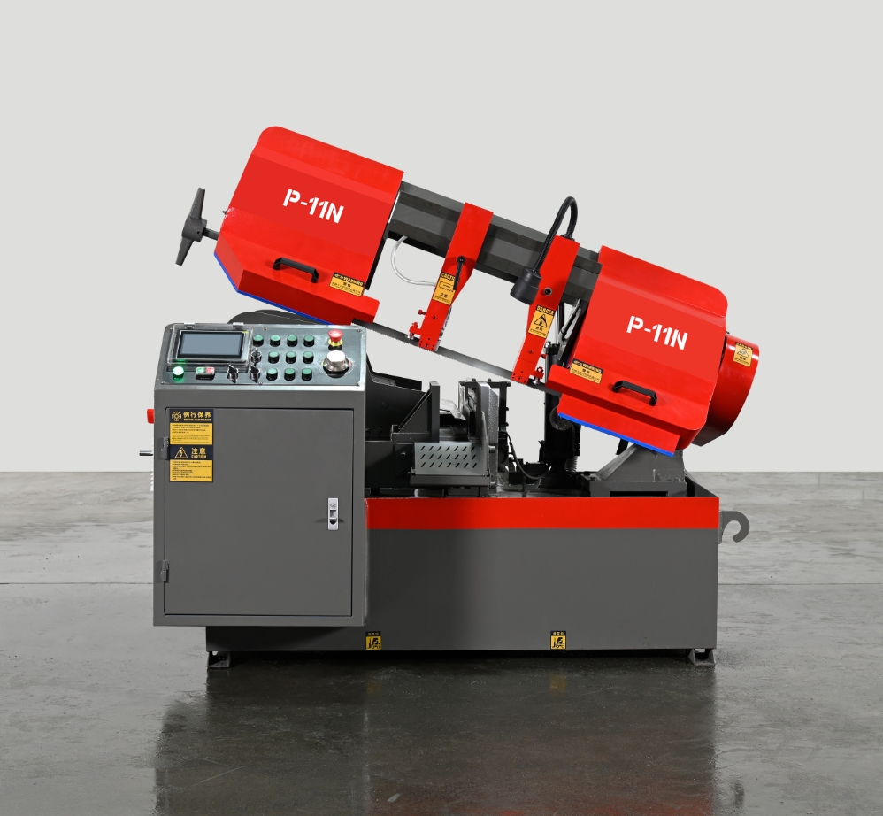 Ленточная пила полностью автоматическая с частотным преобразователем