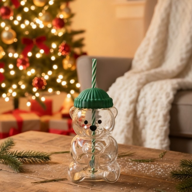 Термос-игрушка в виде мишки, 550 мл