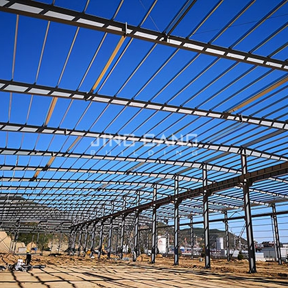 Fabricated Steel Customizable Design Prefab Steel Structure Aircraft Hangar with Insulation Materials