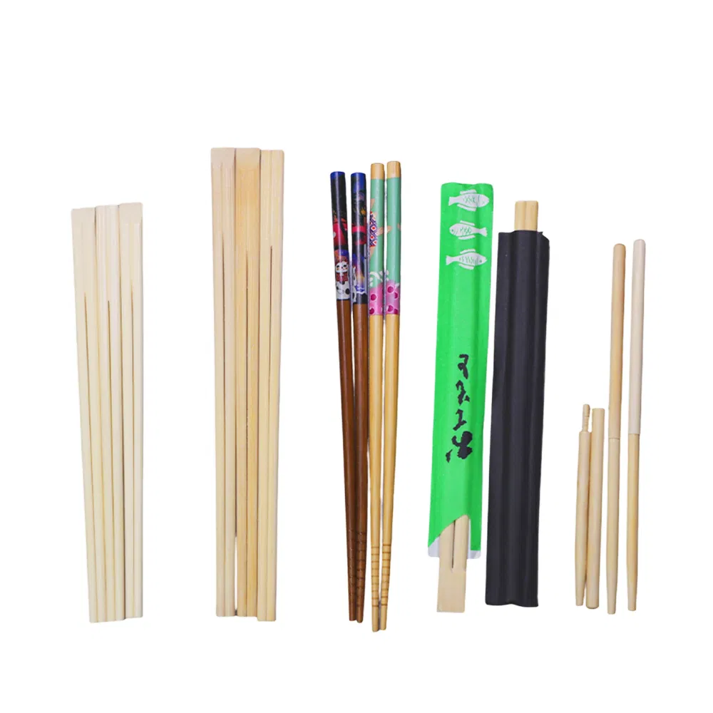 High Quality Custom Eco Personalized Sushi Chopsticks in Paper Packing 21cm Disposable Bamboo Chopstick with Logo