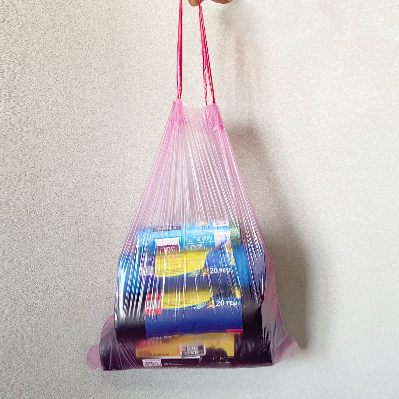 High Quality Plastic Heavy Duty Sorting Big Garbage/Trash Bag with Drawstring