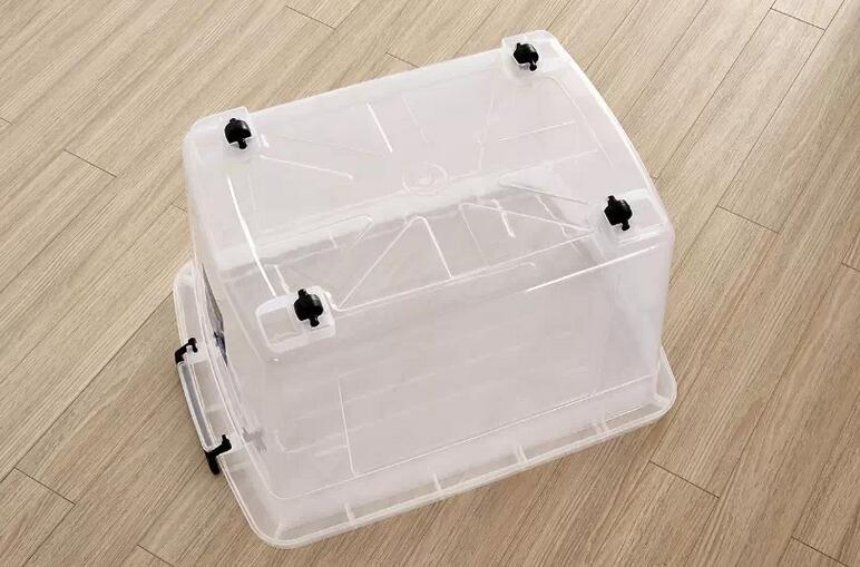 Multi-Purpose Clear 60liter Storage Plastic Box Transparent