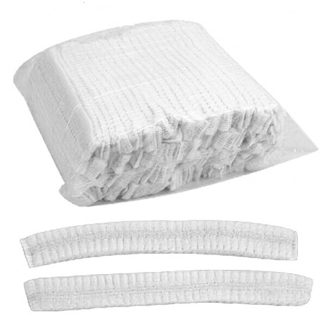 PP12GSM Double Elastic Disposable Head Cover Bouffant Cap 21''