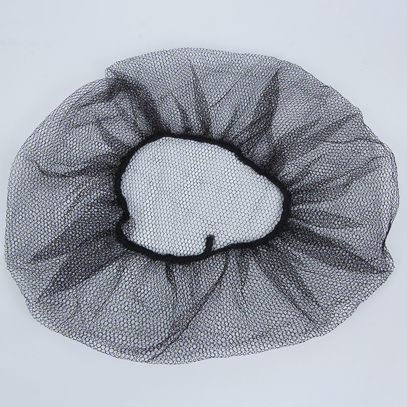 Wholesale Disposable Cap Nylon Mesh Breathable PP Cap Nonwoven Round Hairnet Cap En 13688