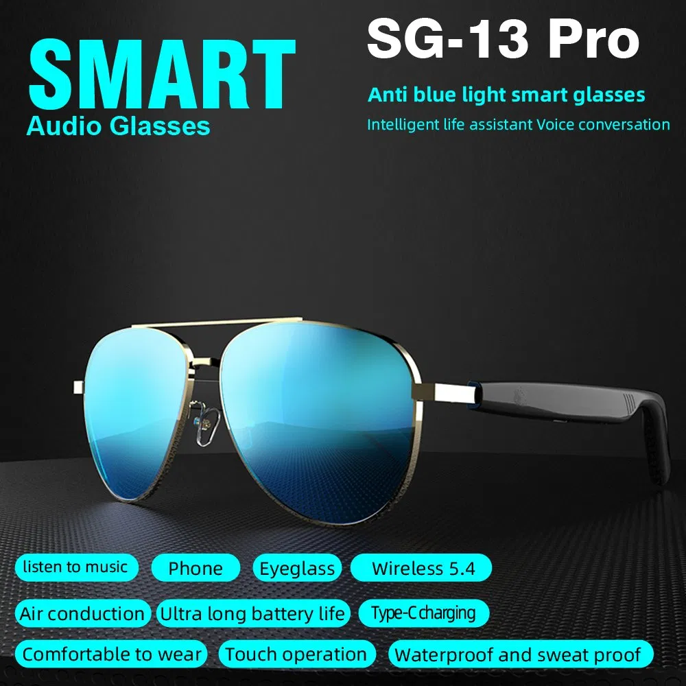 SG13PRO Smart Glasses Bt Call Touch Control Waterproof Music Play Wearable Headset