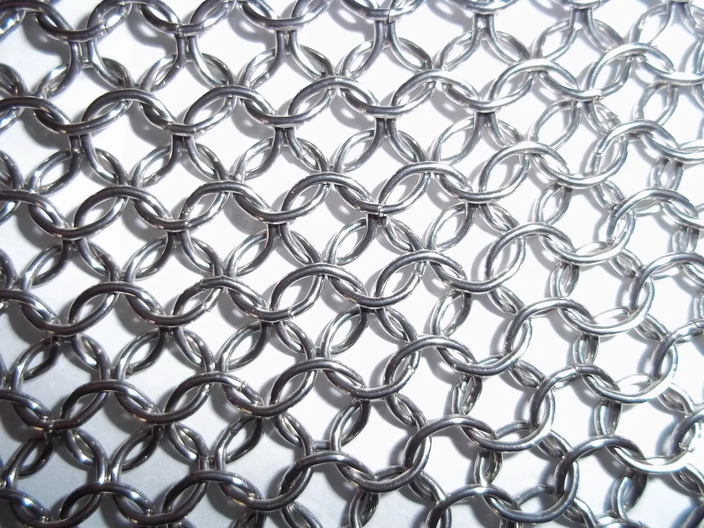 Metal Stainless Steel Chainmail Ring Curtain with Different Colour
