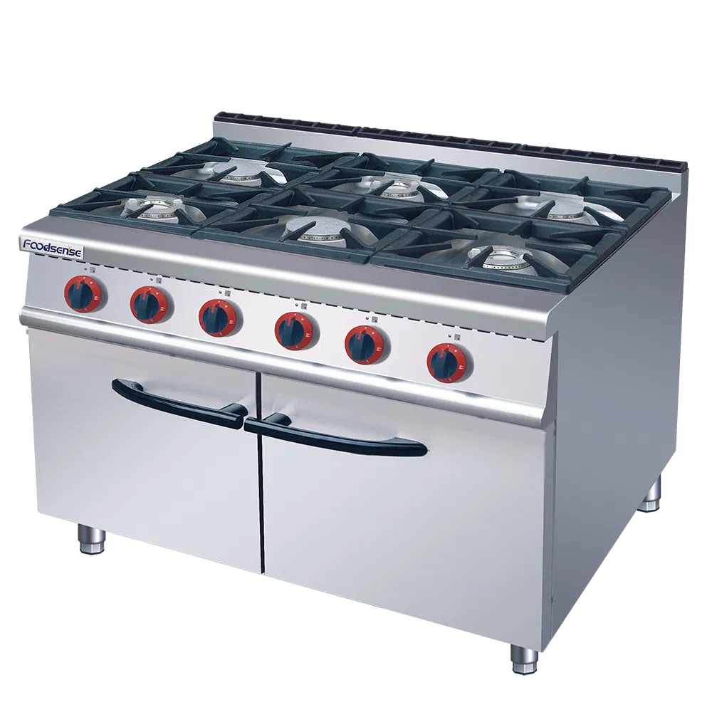 Газовая плита с духовкой FoodSense, 4 конфорки
