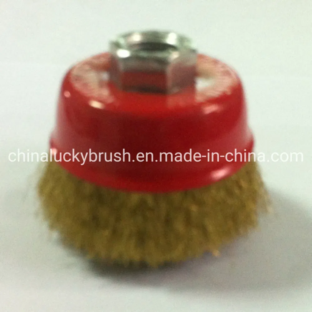 Чашечная щетка витая 4 дюйма с двойной блистерной упаковкой