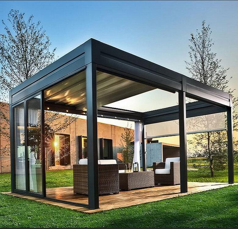 Conservatory Sun Room Glass House Wall Mounted Veranda Sunroom House 4 Season Aluminium Glass Sunrooms for Solarium
