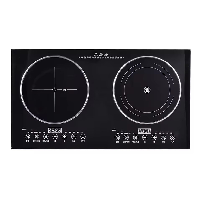 3500W Electric Double Stove Induction Cooker 2 Burner Plates Gas Stove and Electric Infrared Cooktop