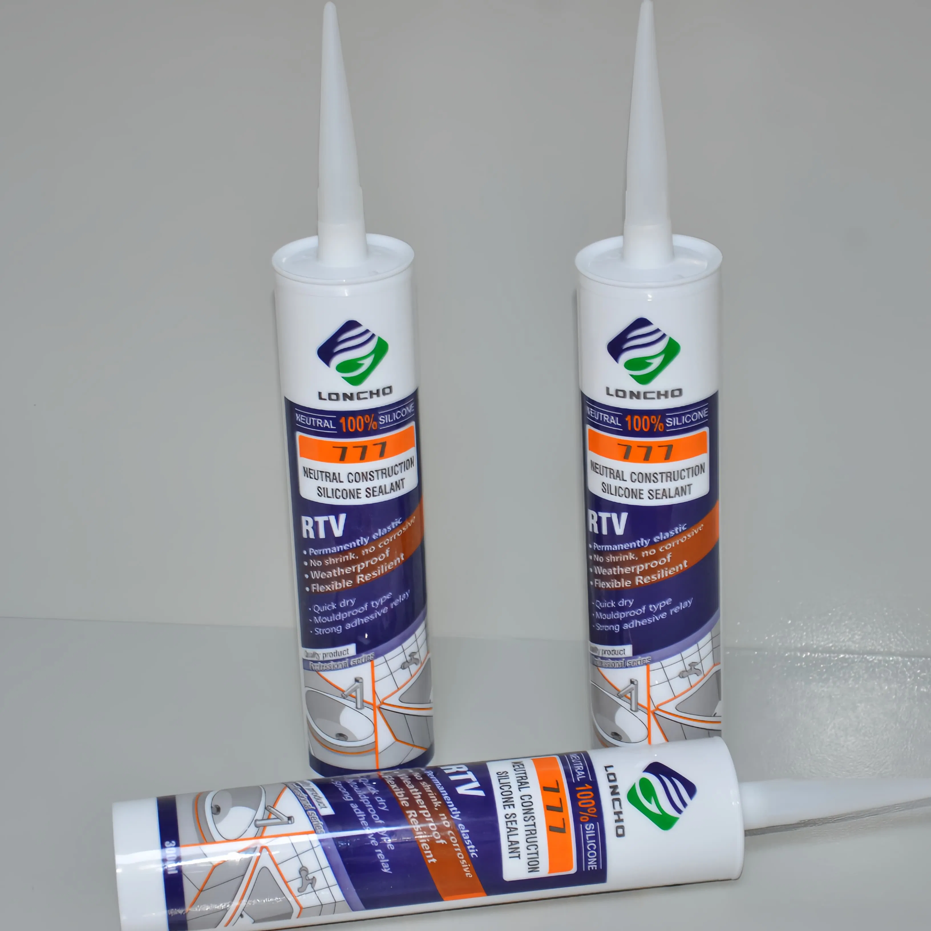 General Purpose Fungicidal RTV Neutral Adhesive for Aesthetic Finishing Touches