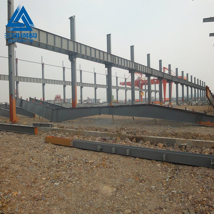 Structural Steel Warehouse with Purlin Steel Beam for Gabon