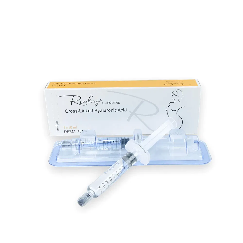 Crosslinked Hyaluronic Acid Gel Plump Contour Injection Filler Improving Skin Appearance