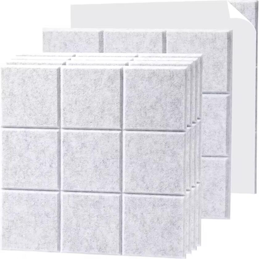 Premium Self-Adhesive Polyester Fiber Pet Felt Acoustic Panels for Soundproof Spaces