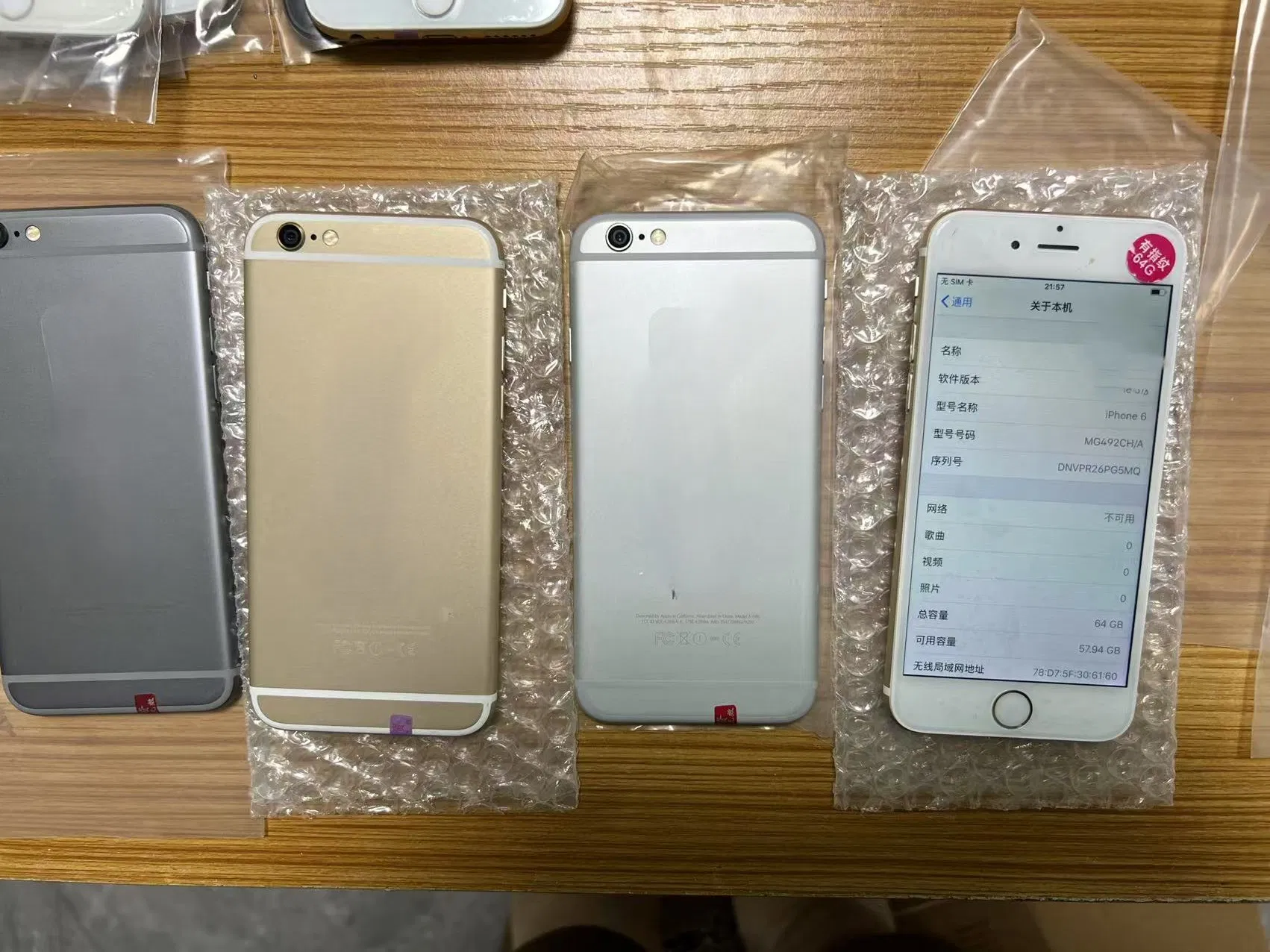 in Stock Second Hand for I Phone 6 Plus 5.5 Inchescell Phone Unlock Mobile Phone Low Price for Sale