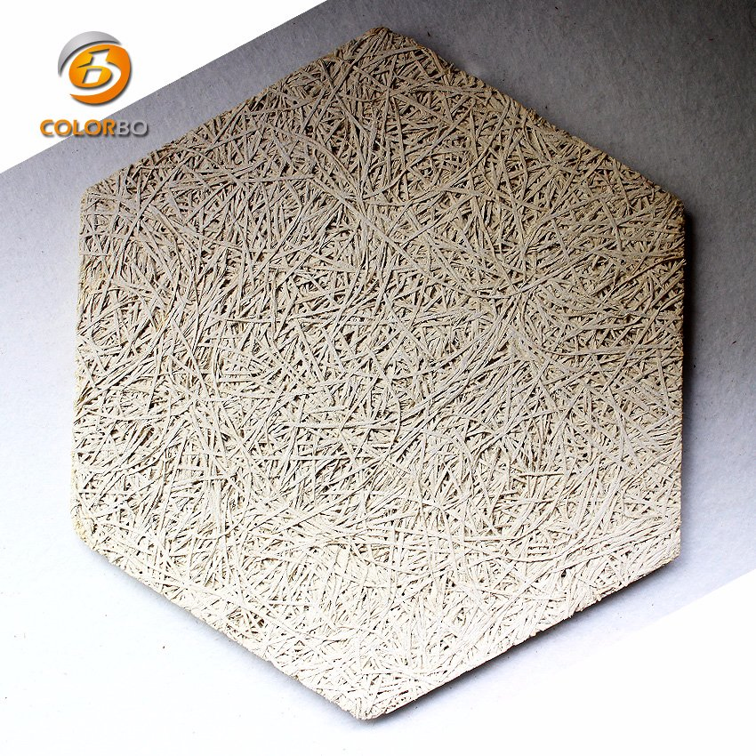 Painted Wood Wool Fireproof Acoustic Panel