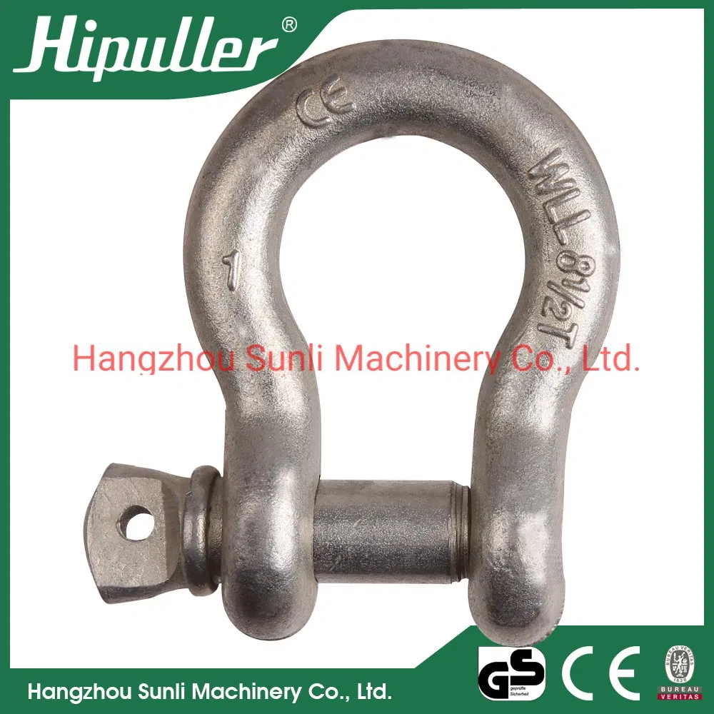 G209 Rigging Hardware Us Type Screw Pin Anchor Shackle Bow Shackle
