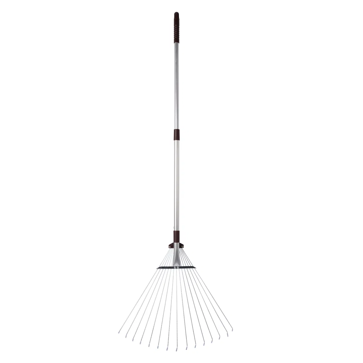 Best Selling Portable Telescopic Aluminum Adjustable Leaf Rake Durable Leaf Grabber for Garden Waste Collection