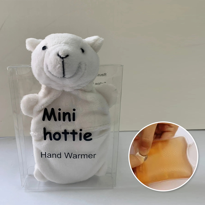 Magic Heat Pack Click Heat Instant Gel Cute Animal Cover Hand Warmer