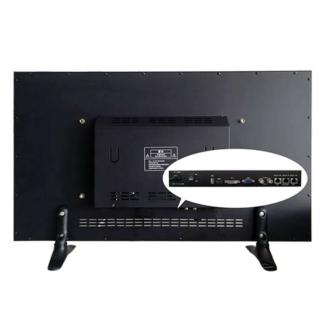 32 Inch LCD Module Screen Industrial CCTV Tester 4K Monitor BNC AV HDMI Mini LED Display for Security Cameras System