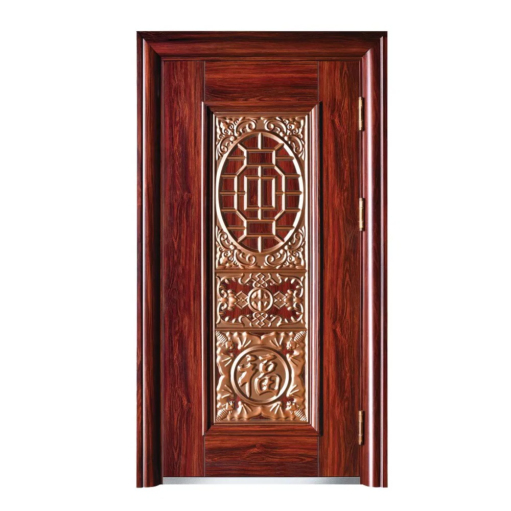 Стальная входная дверь в классическом стиле