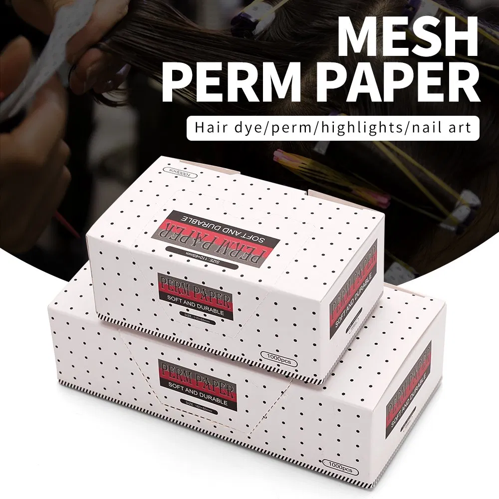 Customized Salon Hair Foil Sheets 6.3*3.15 Inch Pop-up Highlight Embossed 1000 PCS Hairdressing Foils