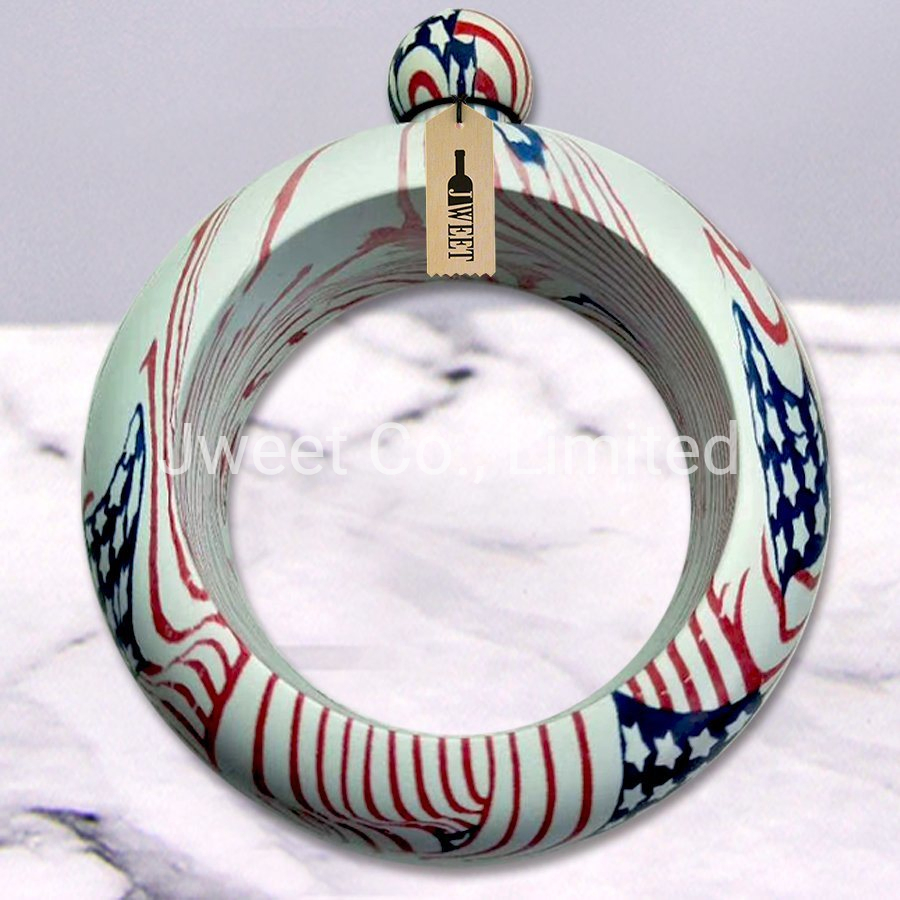 Custom Logo Hip Flask Stainless Steel Liquor Whiskey Vodka