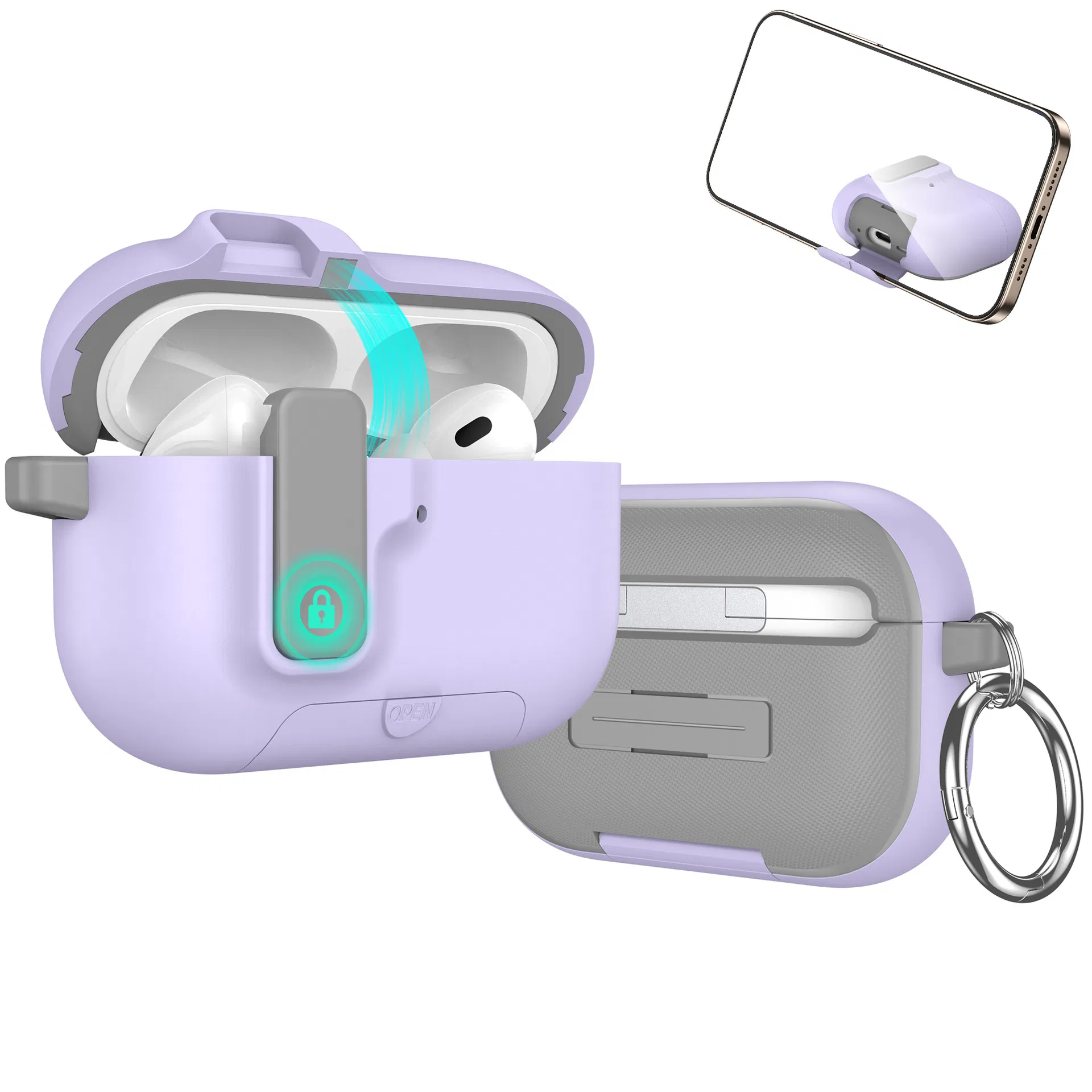 Чехол-пуля для AirPods Pro 3/2, противоударный