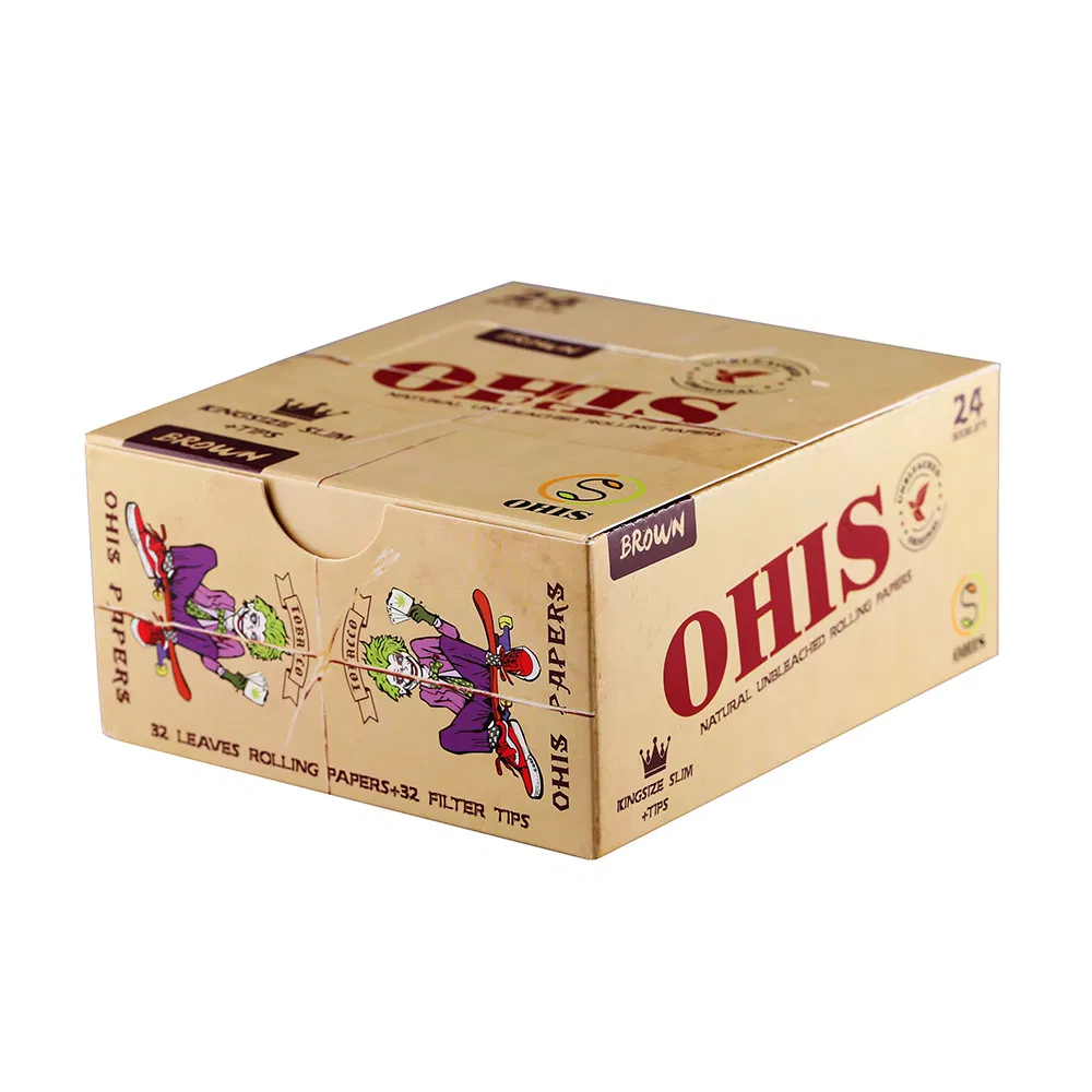 Custom Brand Top Rolling Paper Factory Tobacco Cigarette Paper Smoking Accessories