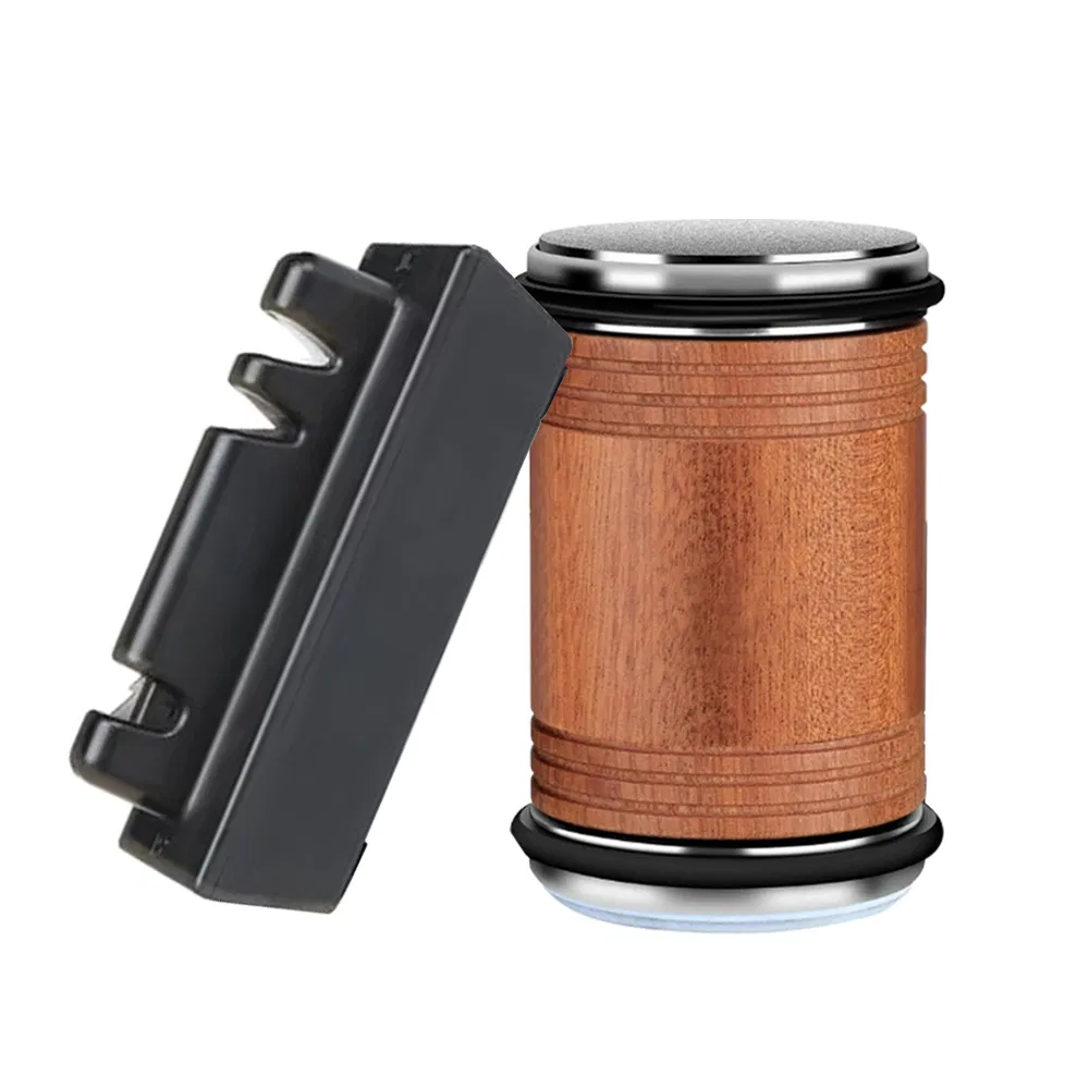 Magnetic Knife Sharpener Roller Sharpener with Diamond and Ceramic Discs for Kitchen Knives Chef Knife Set