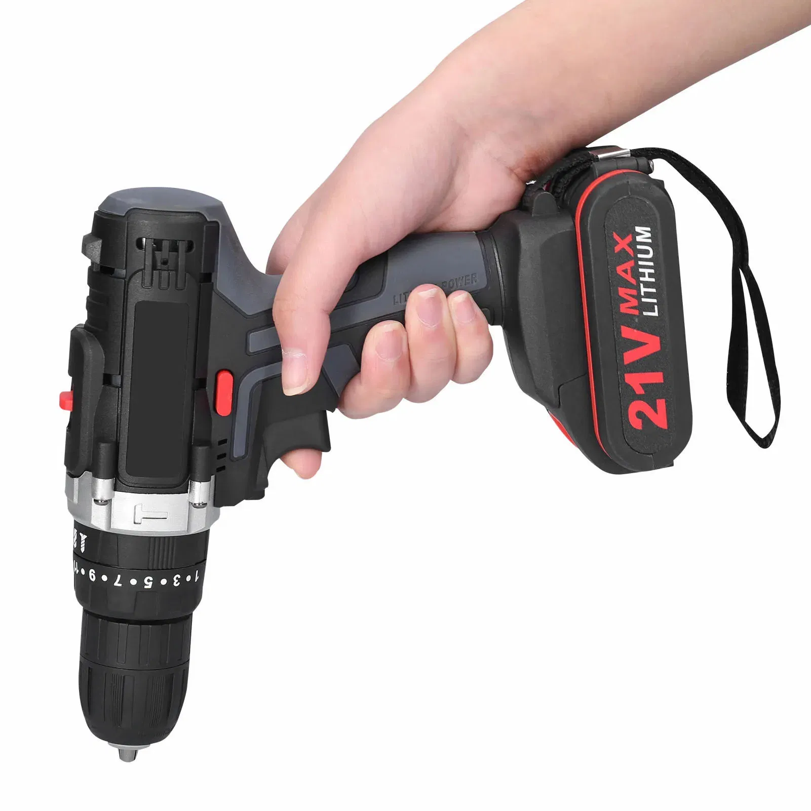 Cisvis Factory Wholesale Price Mini Cordless Drill 21V Lithium Battery Impact Power Drill Wireless Rechargeable with OEM Customization Support