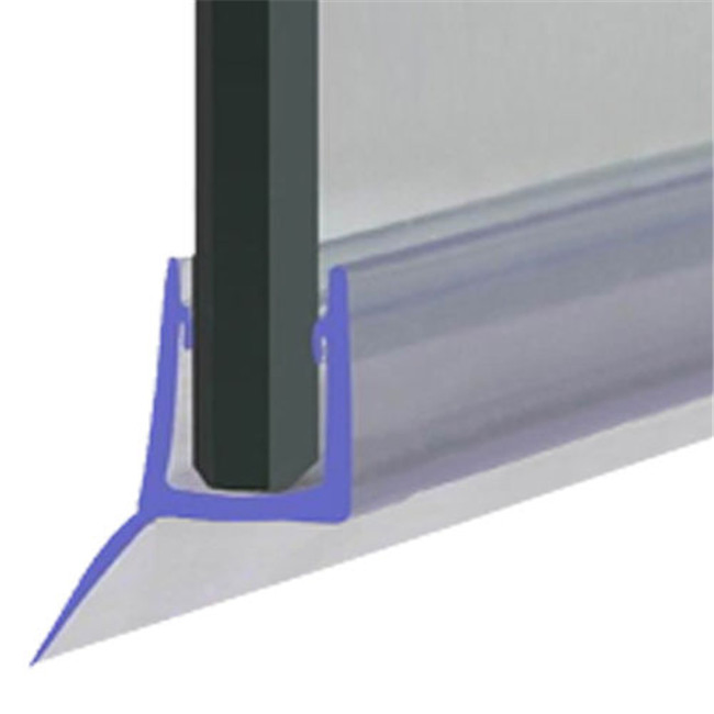 Durable PVC H Seal Weather Stripping for Glass Shower Doors