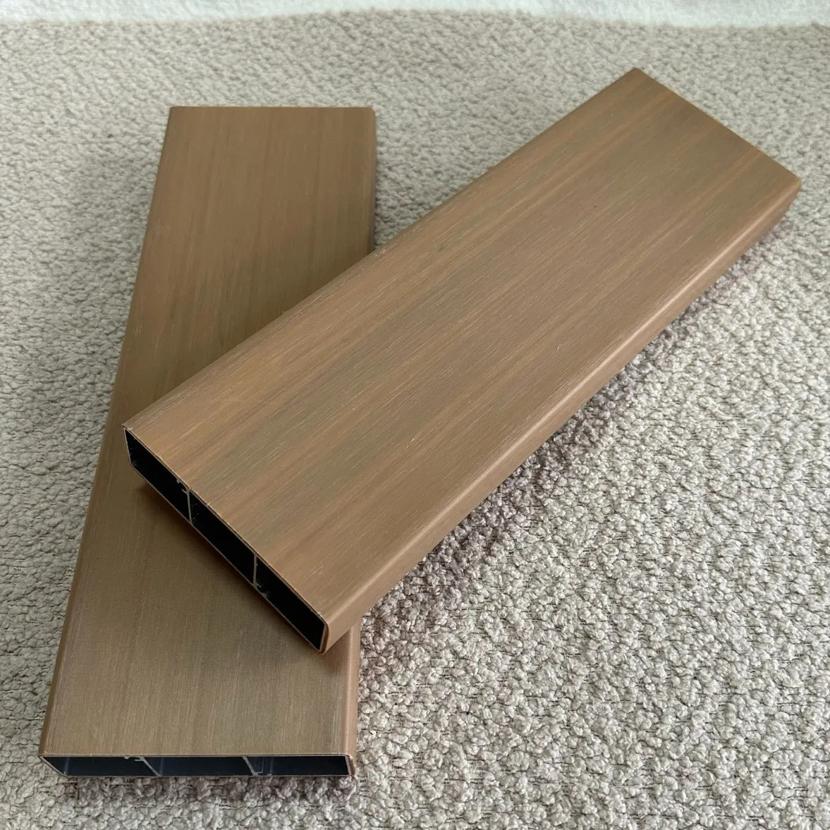 Versatile Application WPC Louver 100mm by 30mm Size Multi-Purpose Environmental Management