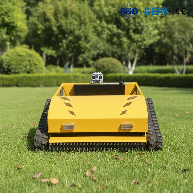 Самоходная газонокосилка с дистанционным управлением, 4-тактная