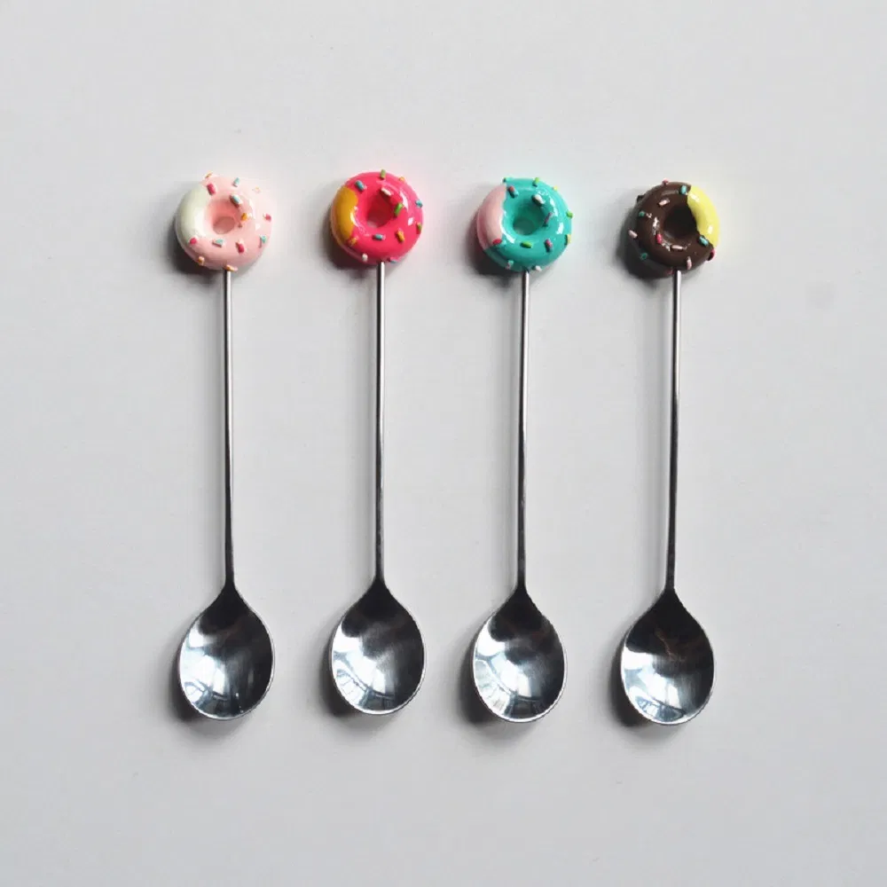 4 Pieces Multifunctional Kitchen Tools Set Stainless Steel Little Teaspoons Cute Bl18207