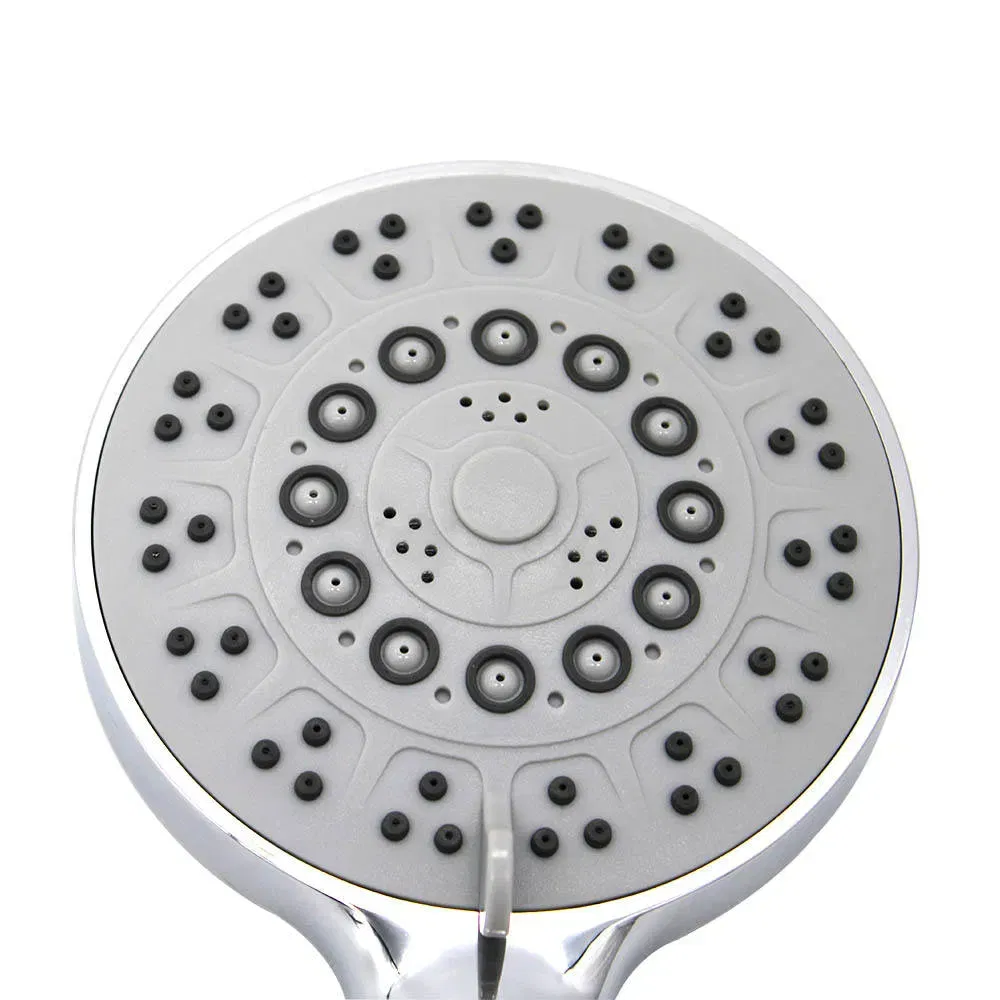 Premium Silver Handheld Shower Head with 5 Versatile Functions