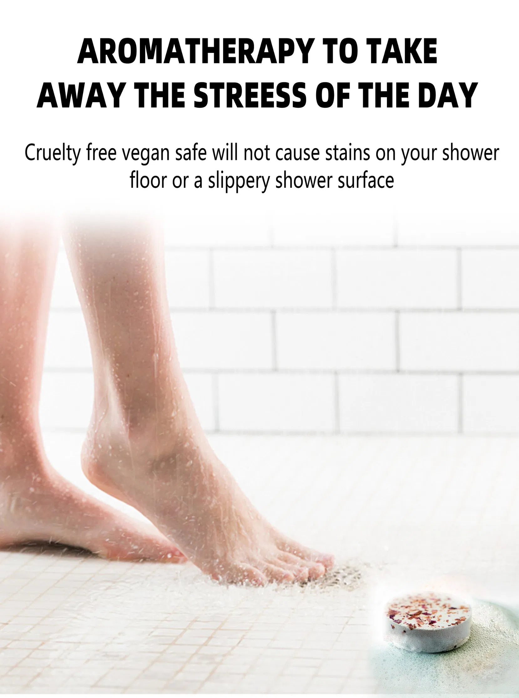 Luxurious Custom Labeled Flower Shower Steamers for Relaxation