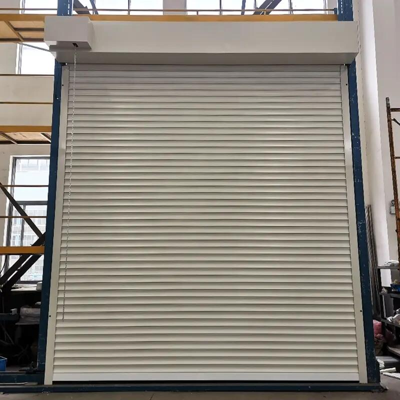 Cheap Aluminum Steel PU Foam Sandwich Panel Insulated Automatic Sectional Overhead Roller Garage Door