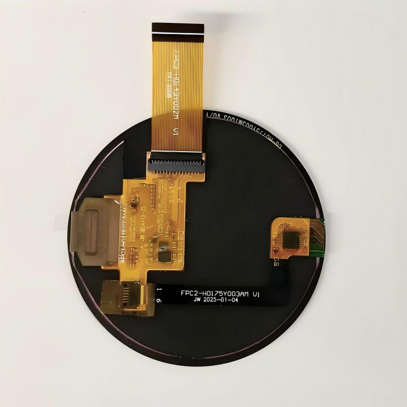 Custom 1.73 Inch Car Audio Bass Knob Screen Encoder 1.28 Inch Round Display Smart Rotary Display Control with Panel