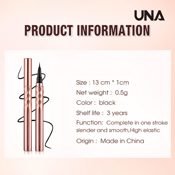 Black Waterproof Eye Liner Long Lasting Fast Dry Eyeliner Pen