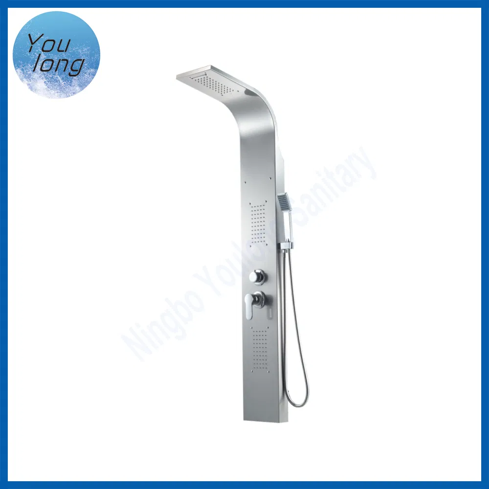 Modern Bathroom Massage Rainfall 304 Stainless Steel Shower Wall Panels