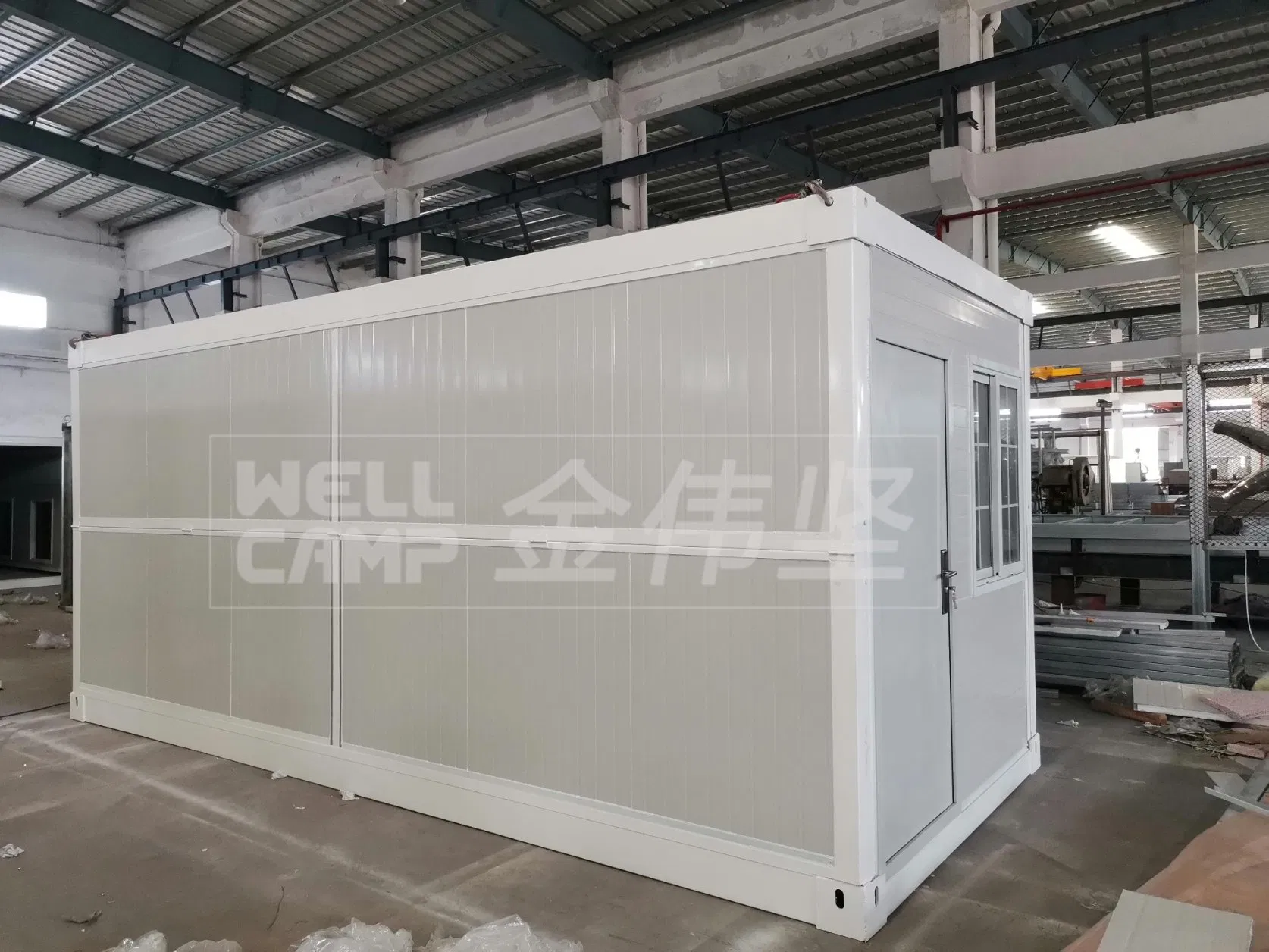 Newest Portable 20FT Folding Flat Pack Container House Prefab Mining Camp Dormitory Office Shop Quarter Houses Modular Europe/Australia/America/Japan/Korea Sale