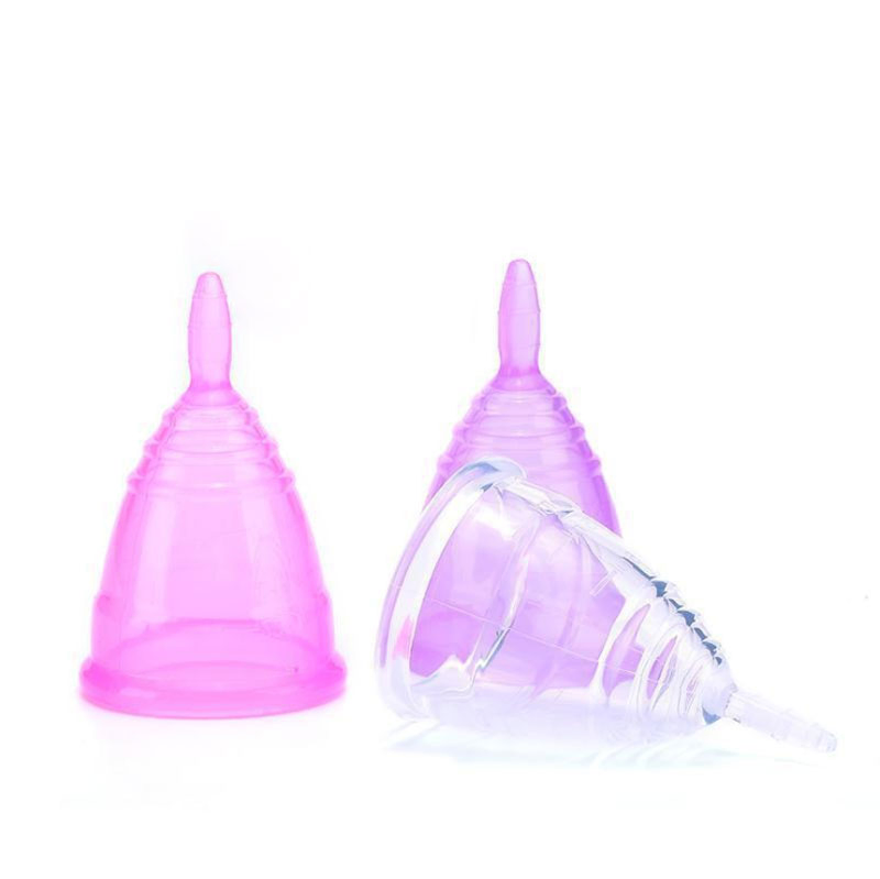 2020 Medical Grade FDA Silicone Period Customized No Spill Wholesale Silicone Reusable Cup Lady Menstrual Cups