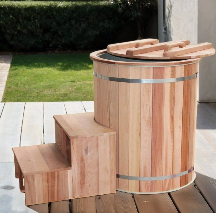 Деревянная ванна для ледяного купания на 1-2 человек