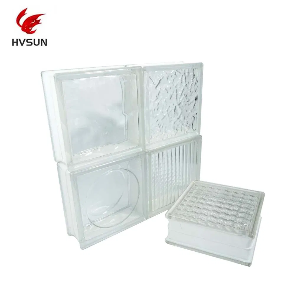 High Quality Inner Color Hollow Glass Brick for Decoration